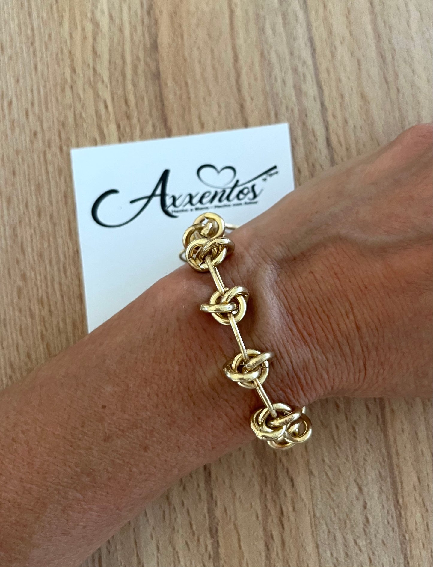 Pulsera nudo acero