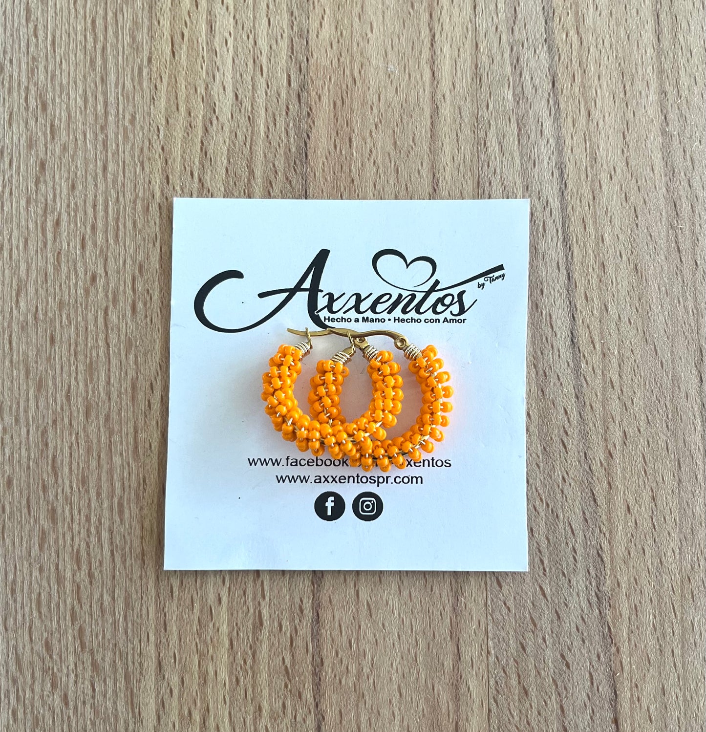 Doble hoops earrings small