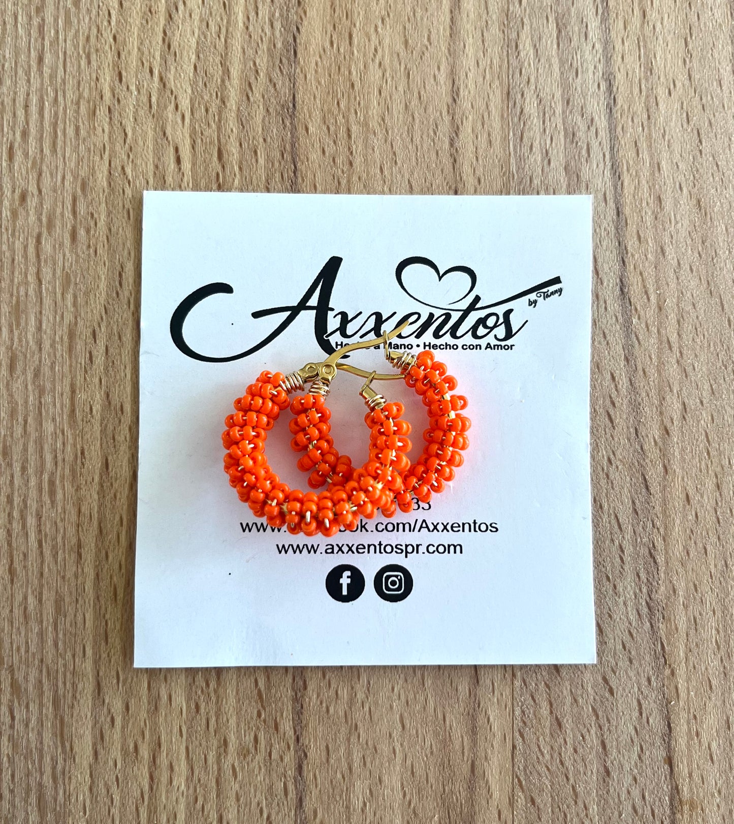 Doble hoops earrings small