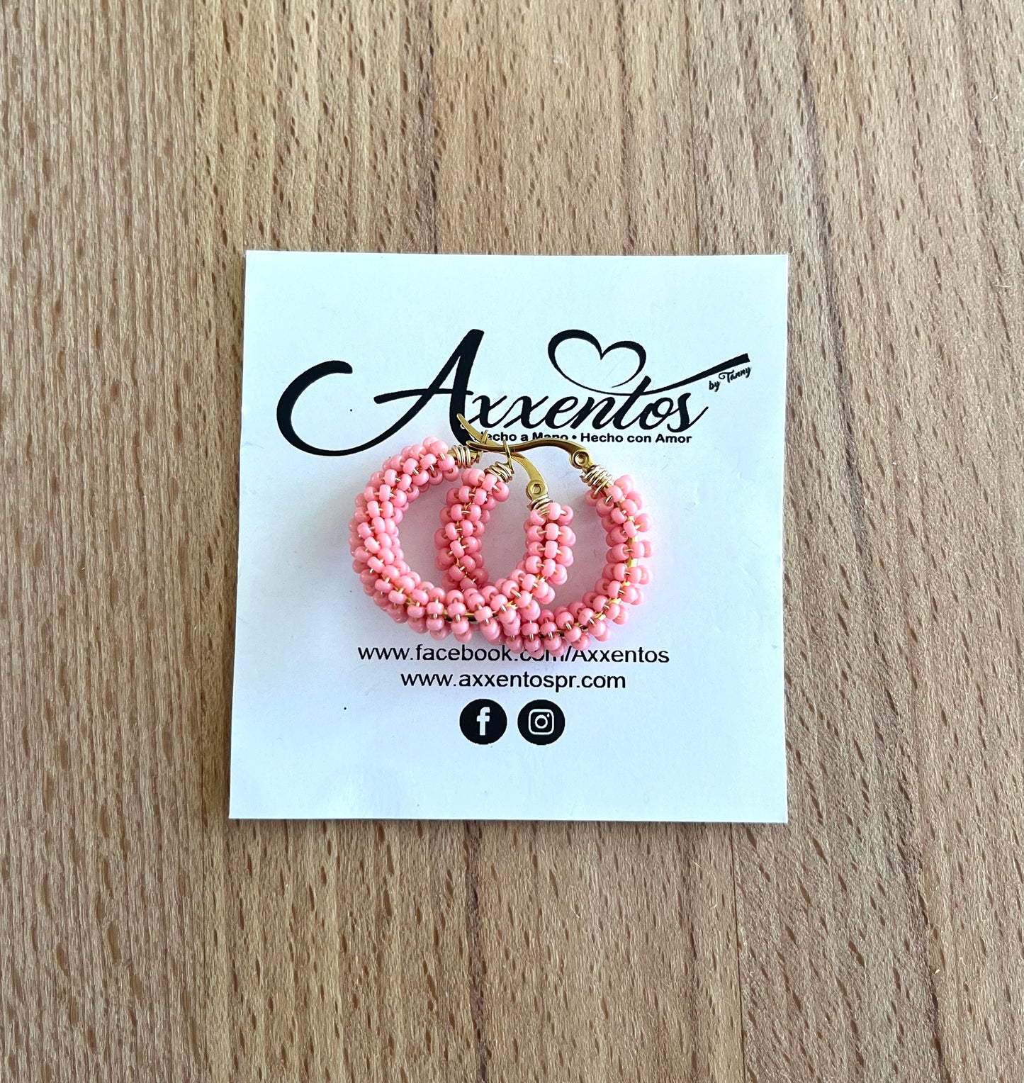 Doble hoops earrings small