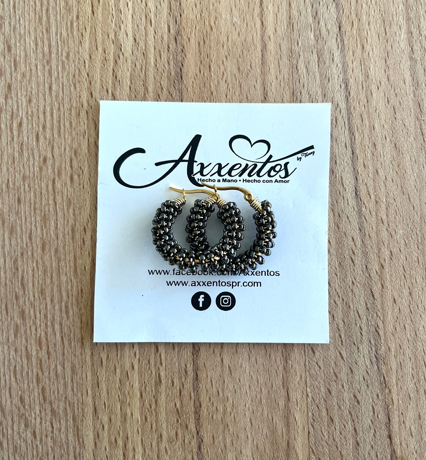 Doble hoops earrings small